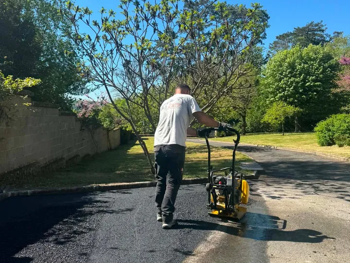 Cylindrage et compactage soigné – Beaumont-en-Véron (37)